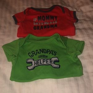 grandma and grandpa onesies